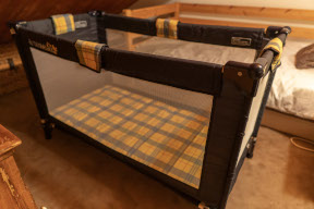 Travel cot is always available